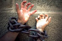 chained hands